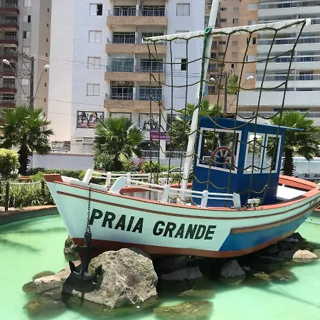 Apartamento Na Praia Grande Vila Tupi Exterior photo
